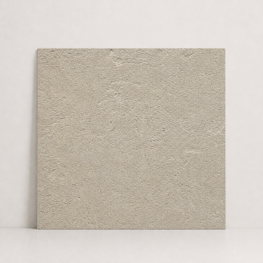 TILE BEIGE SANDBLASTED TRAVERTINE 48" x 48" x 3/4 CROSS CUT