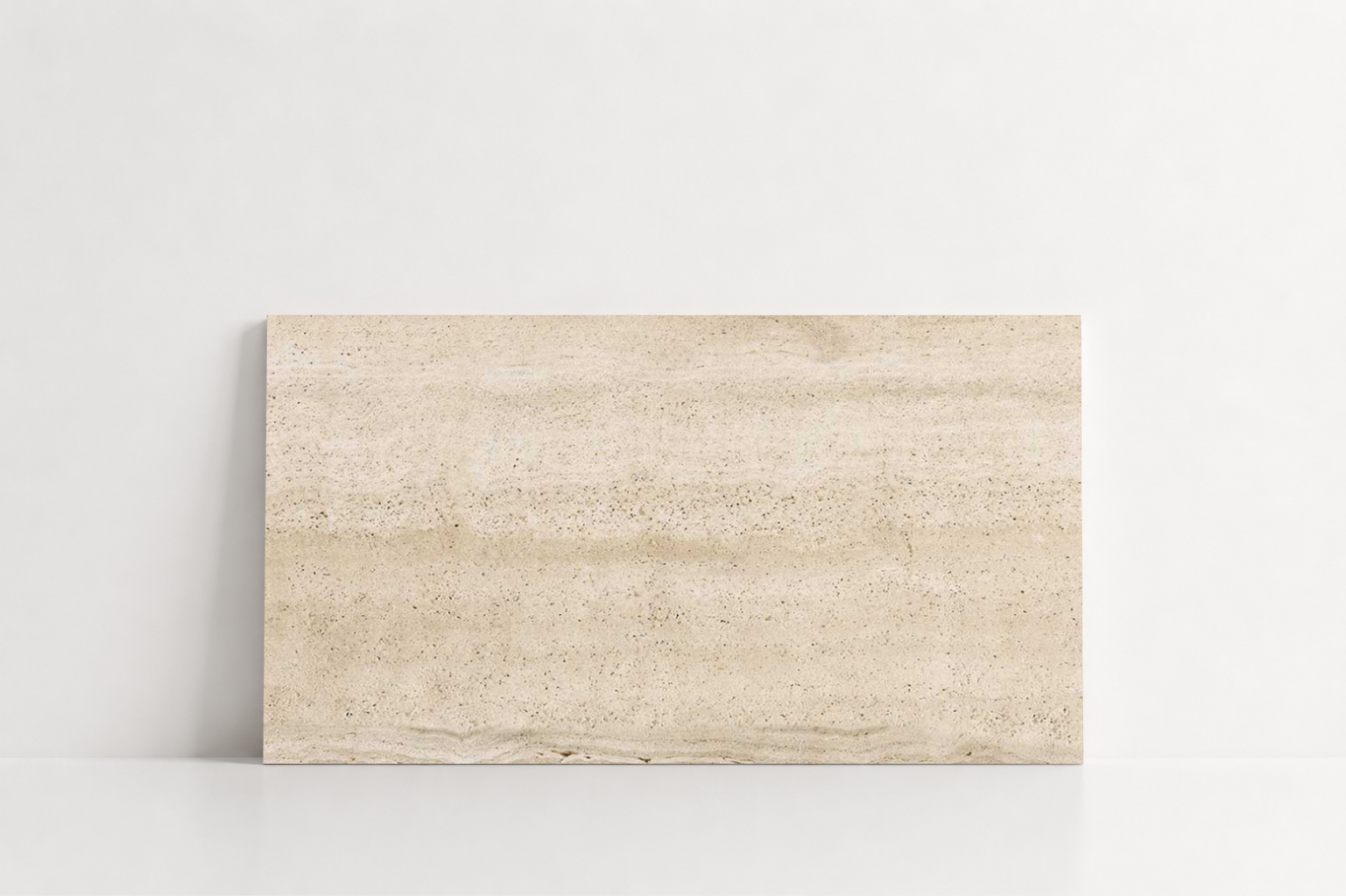 TILE BEIGE SANDBLASTED TRAVERTINE 12" x 24" x 3/8 VEIN CUT