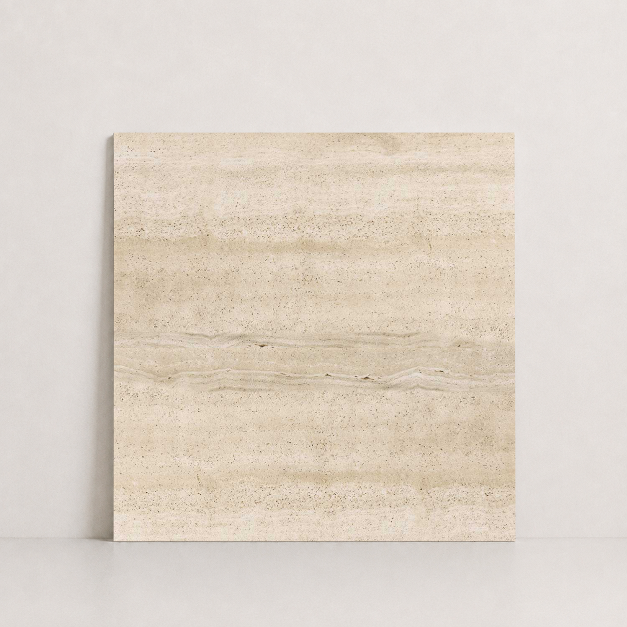 TILE BEIGE SANDBLASTED TRAVERTINE 36" x 36" x 3/4 VEIN CUT