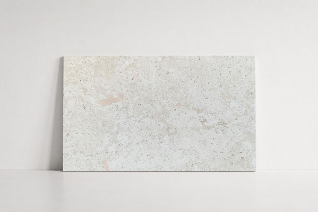 TILE IVORY HAMMERED TRAVERTINE 36" x 48" x 3/4 CROSS CUT