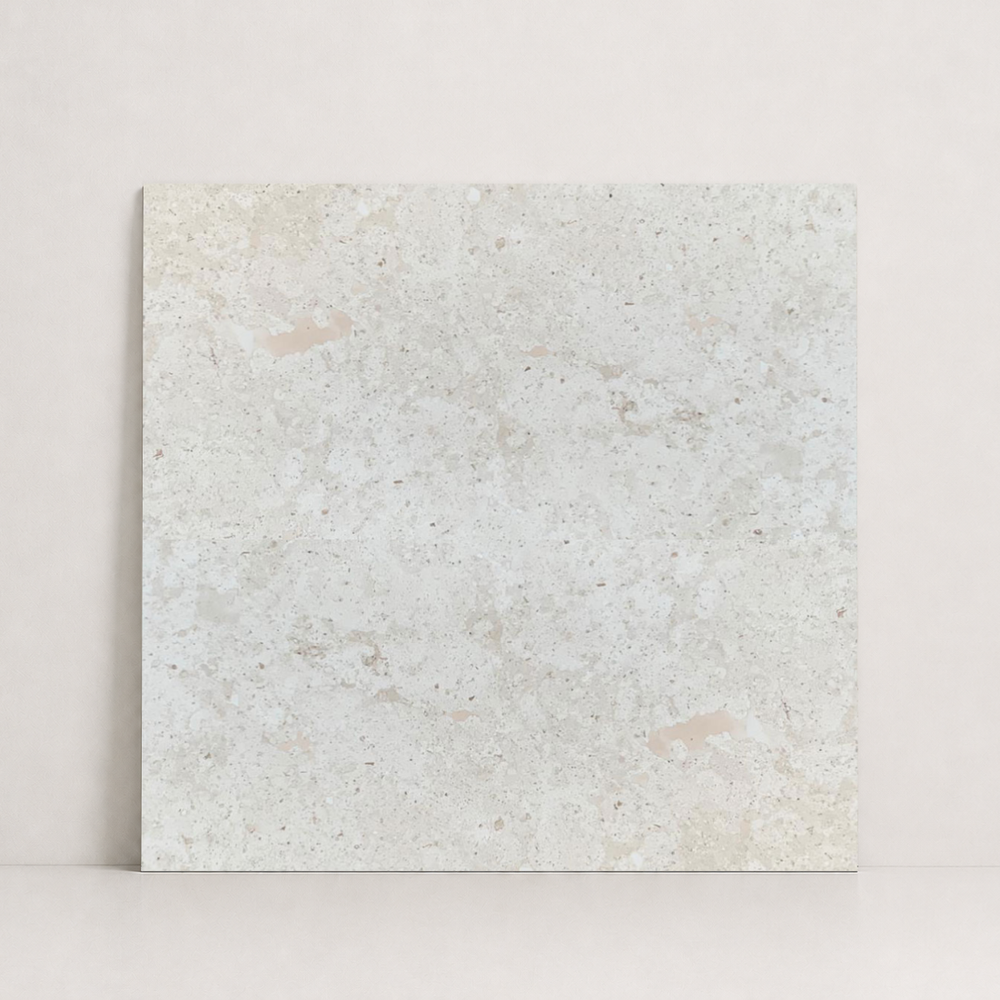 TILE IVORY HAMMERED TRAVERTINE 48