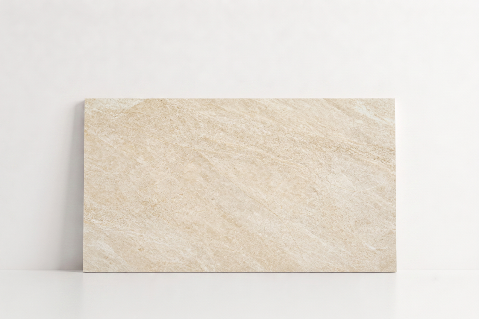 TILE IVORY HONED TRAVERTINE 18" X 36" X 3/4" CROSS CUT