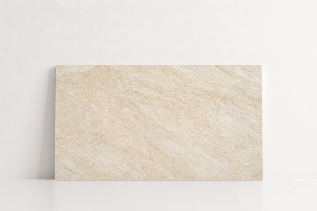 TILE IVORY HONED TRAVERTINE 24" x 48" x 3/4 CROSS CUT