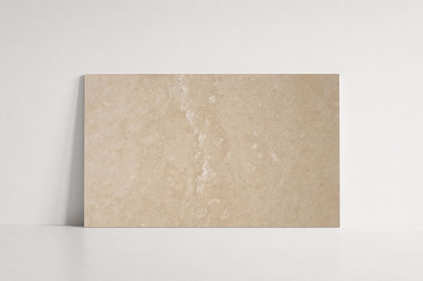 TILE IVORY LEATHER TRAVERTINE 24