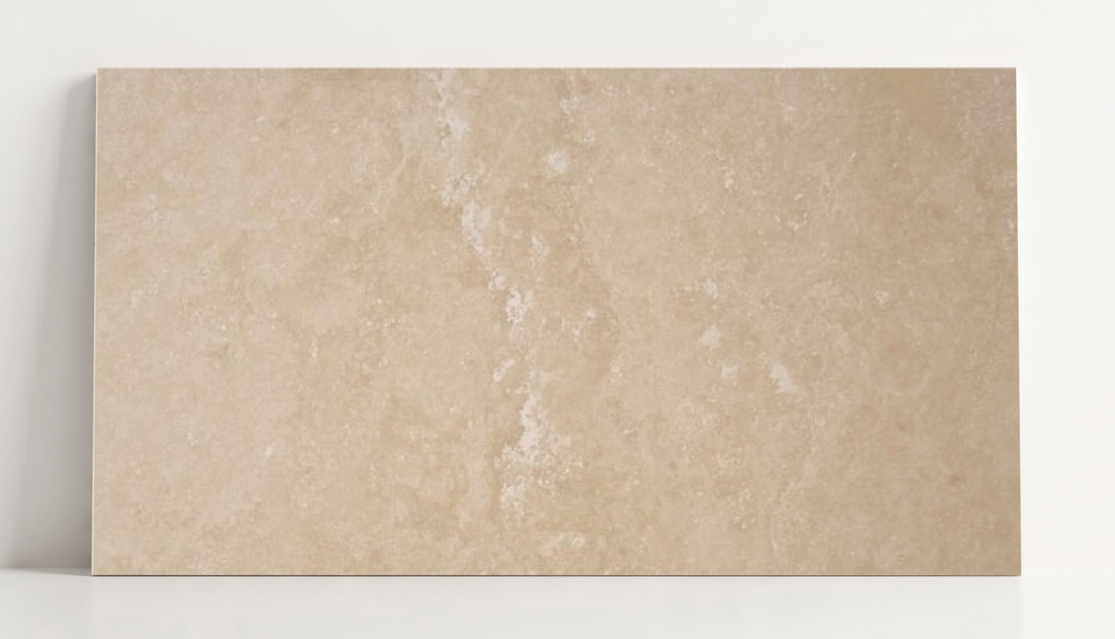 TILE IVORY LEATHER TRAVERTINE 24