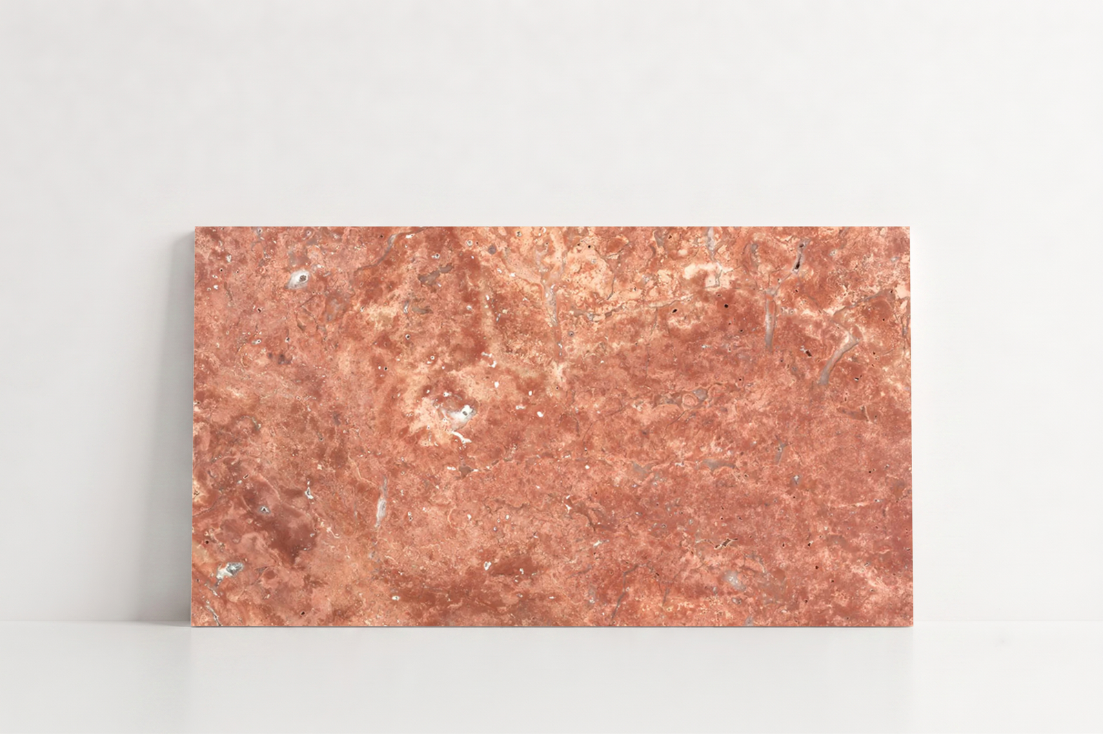 TILE RED HAMMERED TRAVERTINE 18" x 36" x 3/4 CROSS CUT