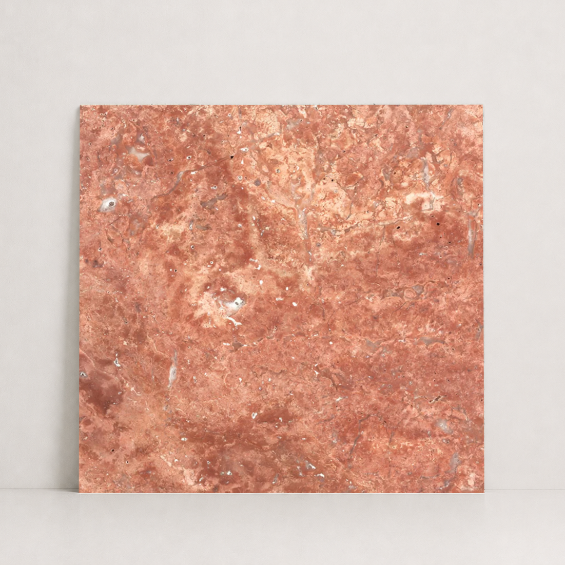 TILE RED HAMMERED TRAVERTINE 48" x 48" x 3/4 CROSS CUT