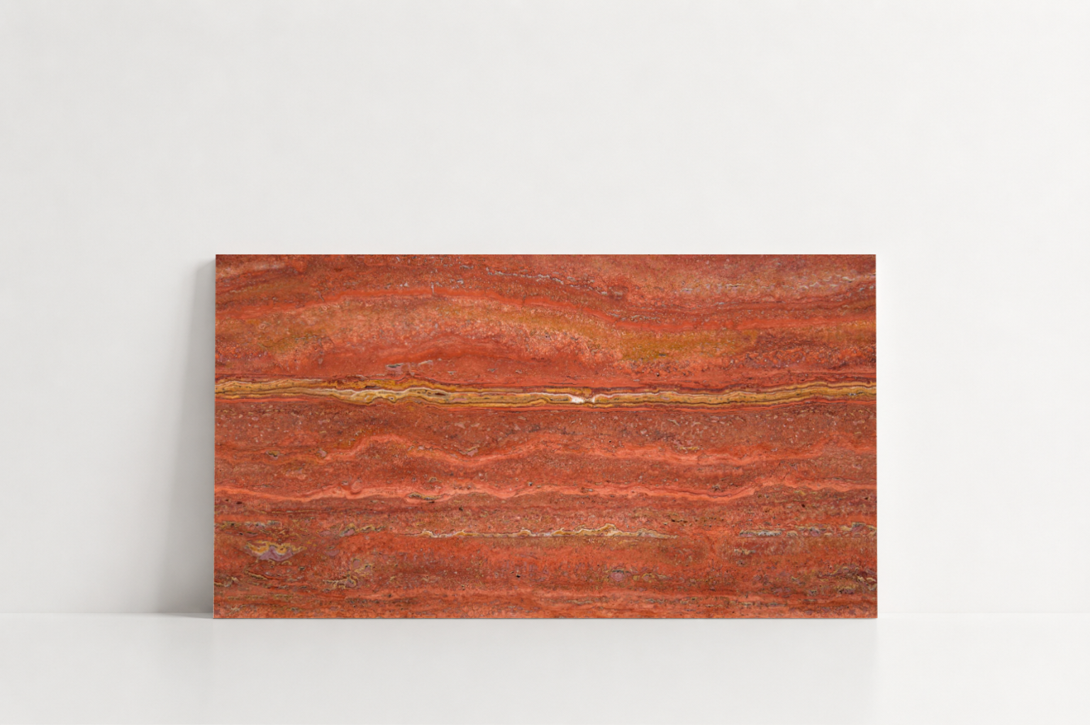 PAVERS RED HAMMERED TRAVERTINE 12" X 24" X 1 1/4" VEIN CUT