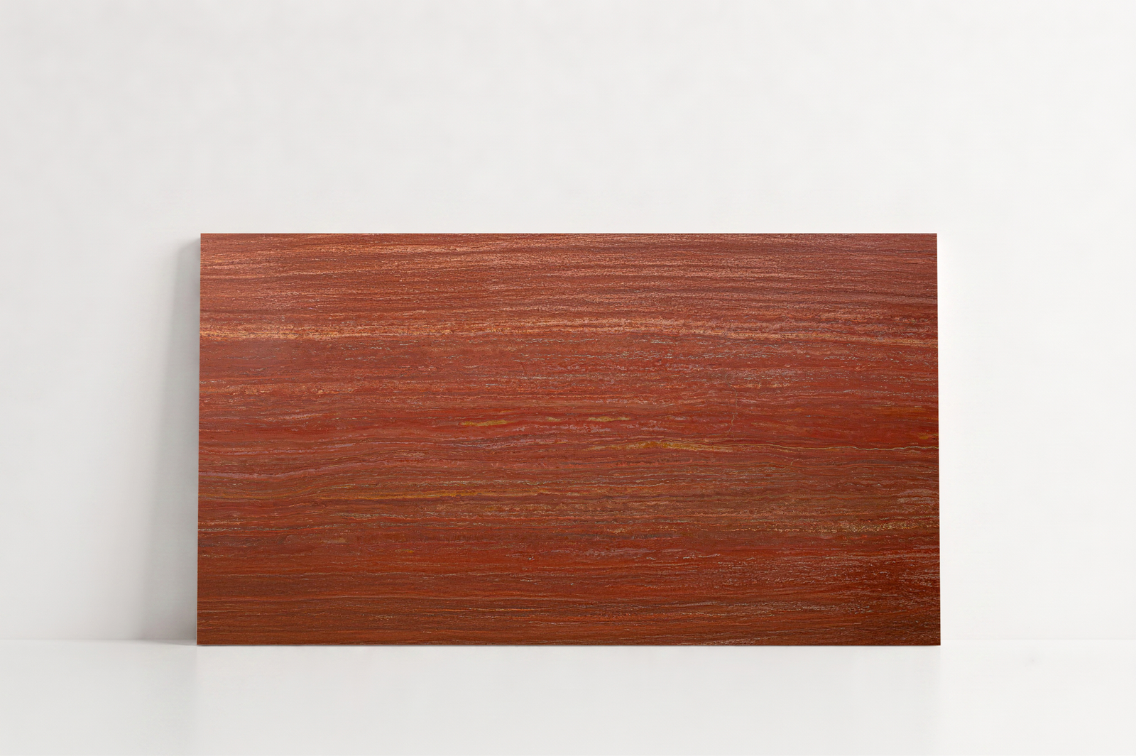 TILE RED HONED  TRAVERTINE 18" x 36" x 3/4 VEIN CUT