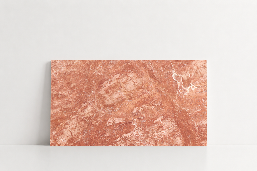 PAVER RED LEATHER TRAVERTINE 12" X 24" X 1 1/4" CROSS CUT