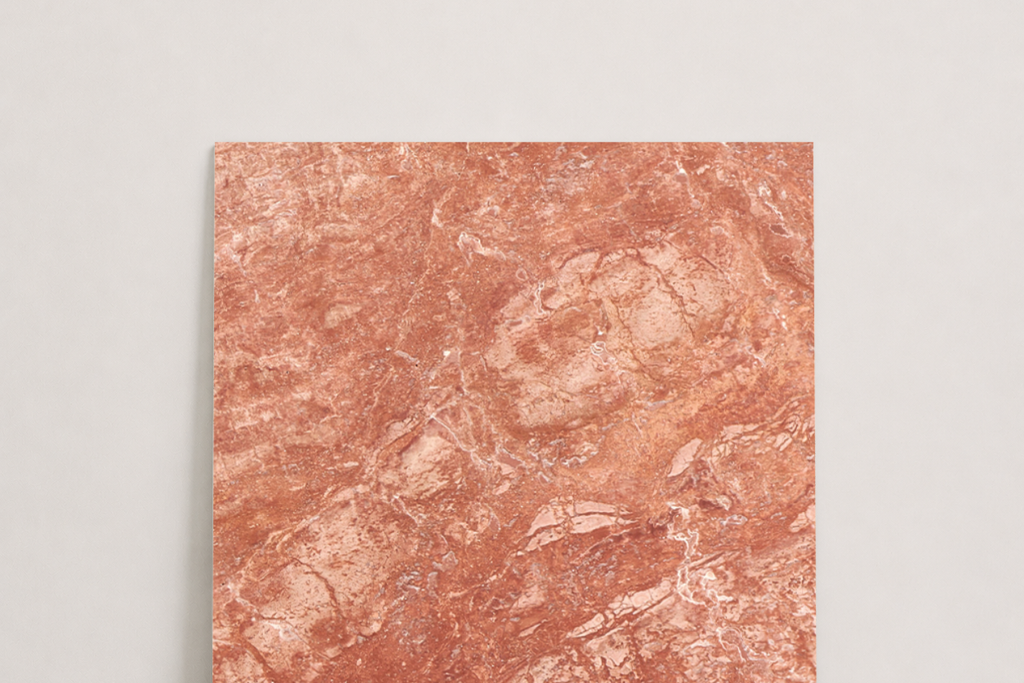 TILE RED LEATHER TRAVERTINE 18" x 18" x 3/4 CROSS CUT
