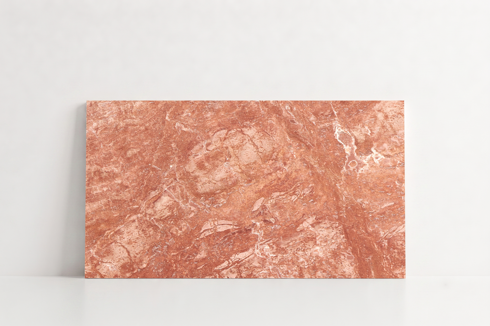 TILE RED LEATHER TRAVERTINE 24" x 48" x 3/4 CROSS CUT