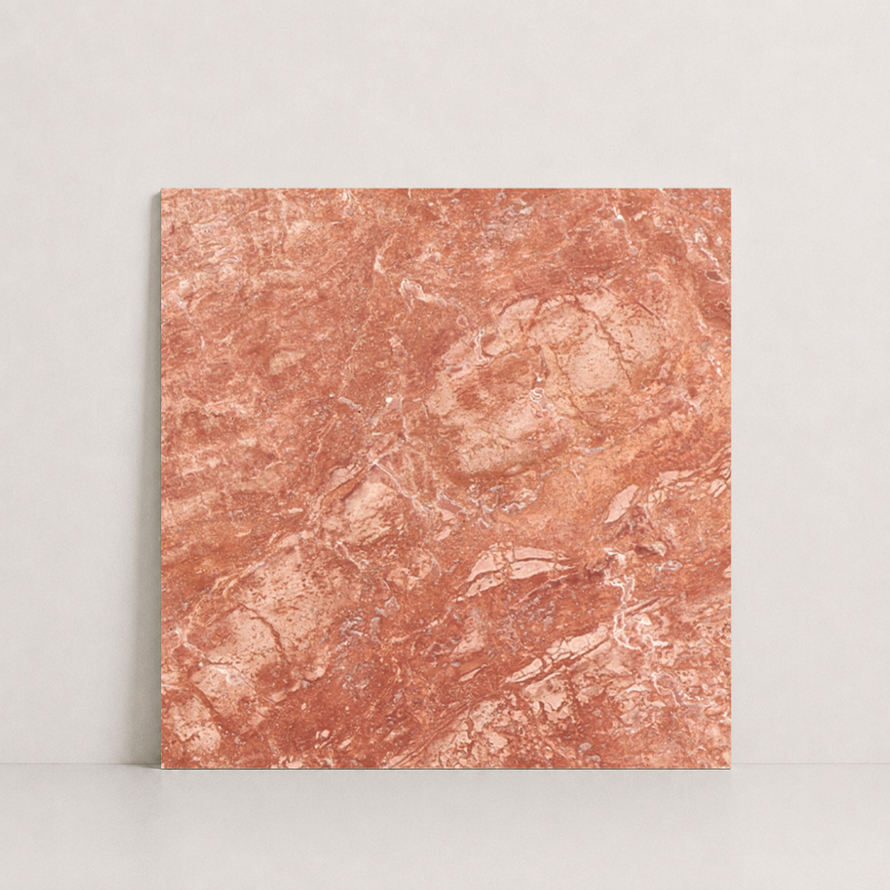 TILE RED LEATHER TRAVERTINE 36" x 36" x 3/4 CROSS CUT