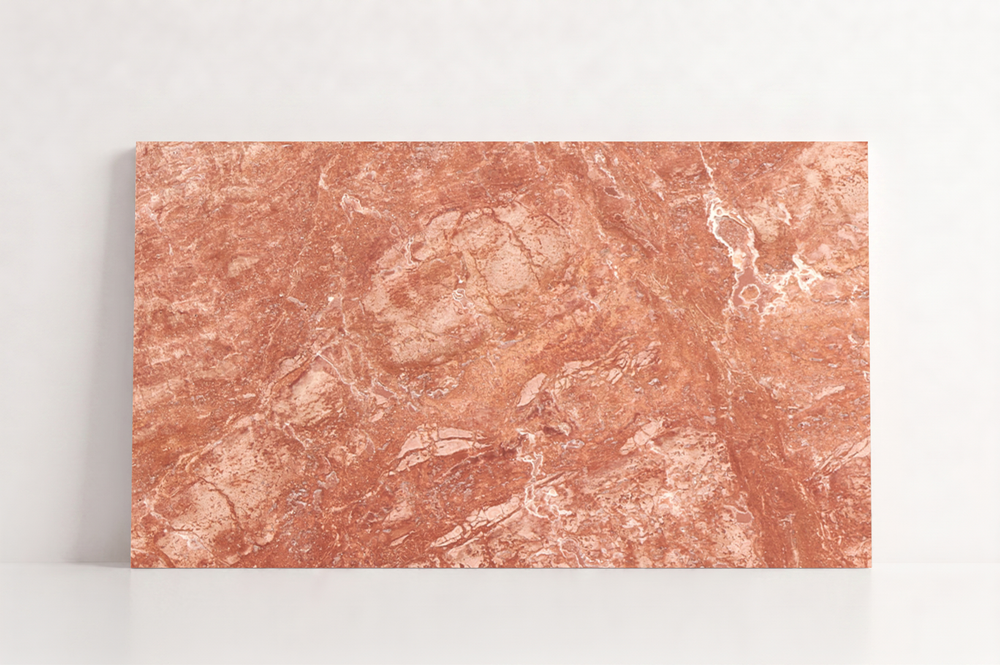 TILE RED LEATHER TRAVERTINE 36" x 48" x 3/4 CROSS CUT