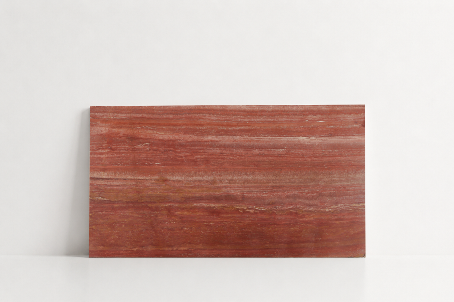 PAVERS RED LEATHER TRAVERTINE 12" X 24" X 1 1/4" VEIN CUT