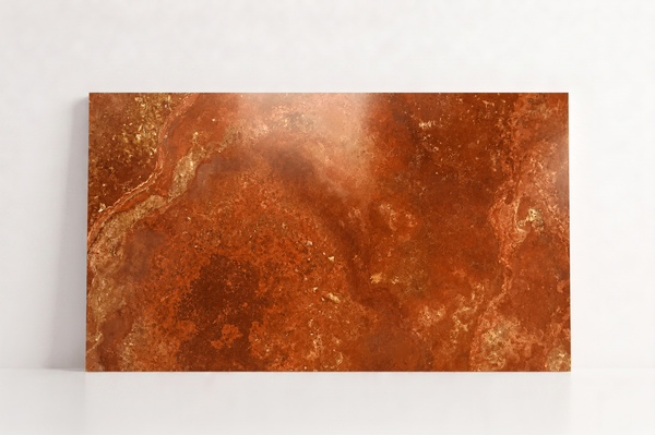 TILE RED POLISHED TRAVERTINE 36