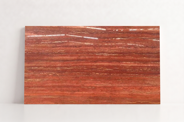 TILE RED POLISHED TRAVERTINE 36