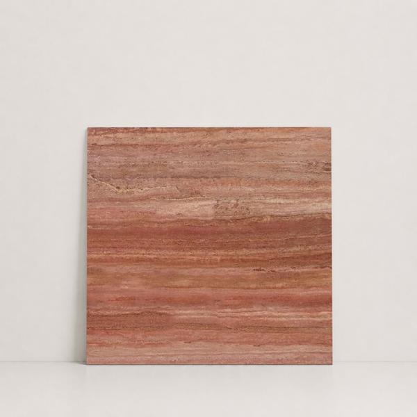 TILE RED SANDBLASTED TRAVERTINE 18