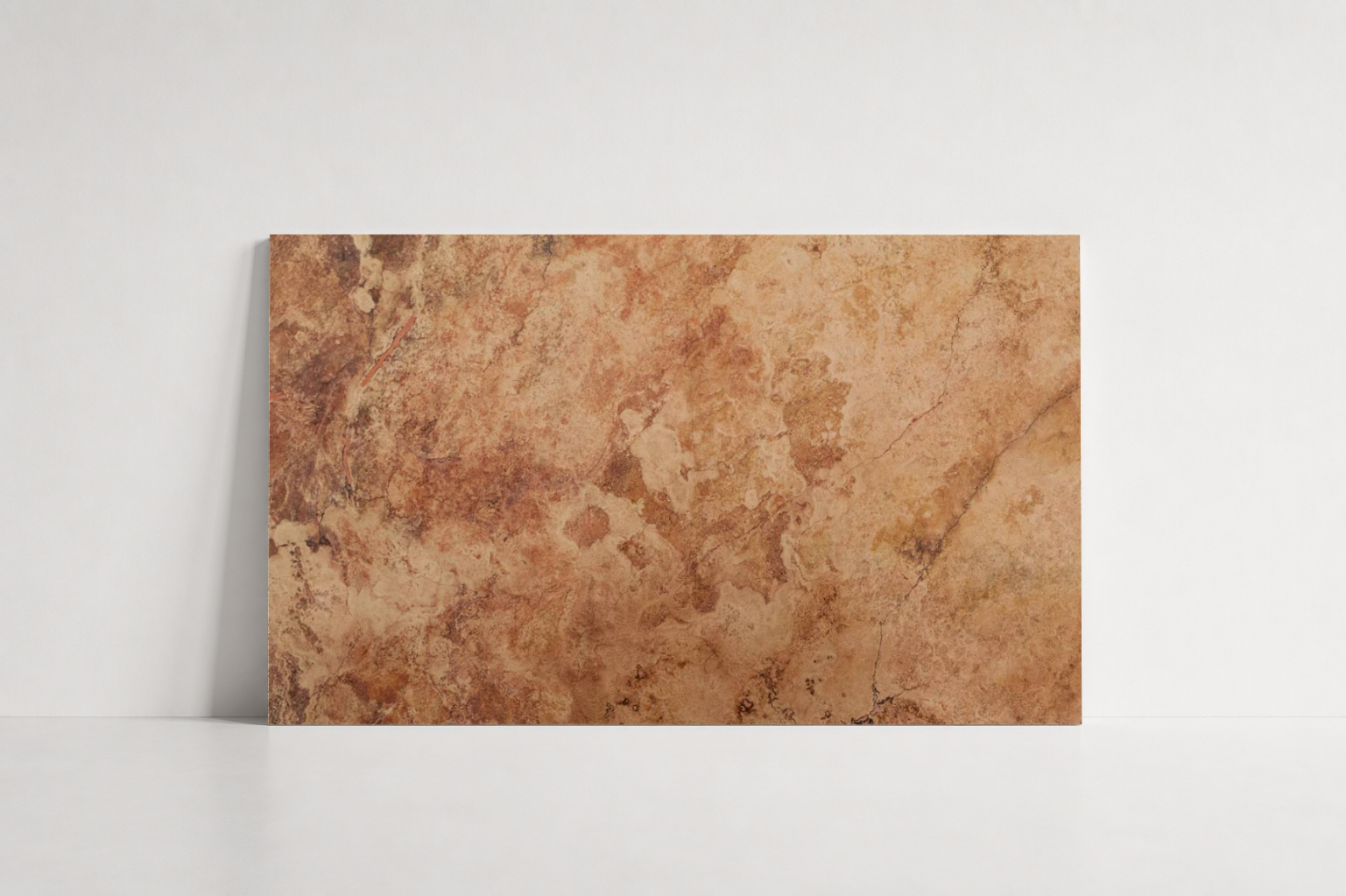 TILE RED SANDBLASTED TRAVERTINE 24" x 36" x 3/4 CROSS CUT