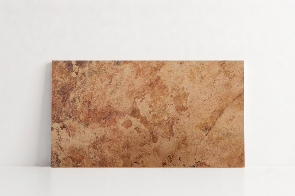 TILE RED SANDBLASTED TRAVERTINE 24" x 48" x 3/4 CROSS CUT