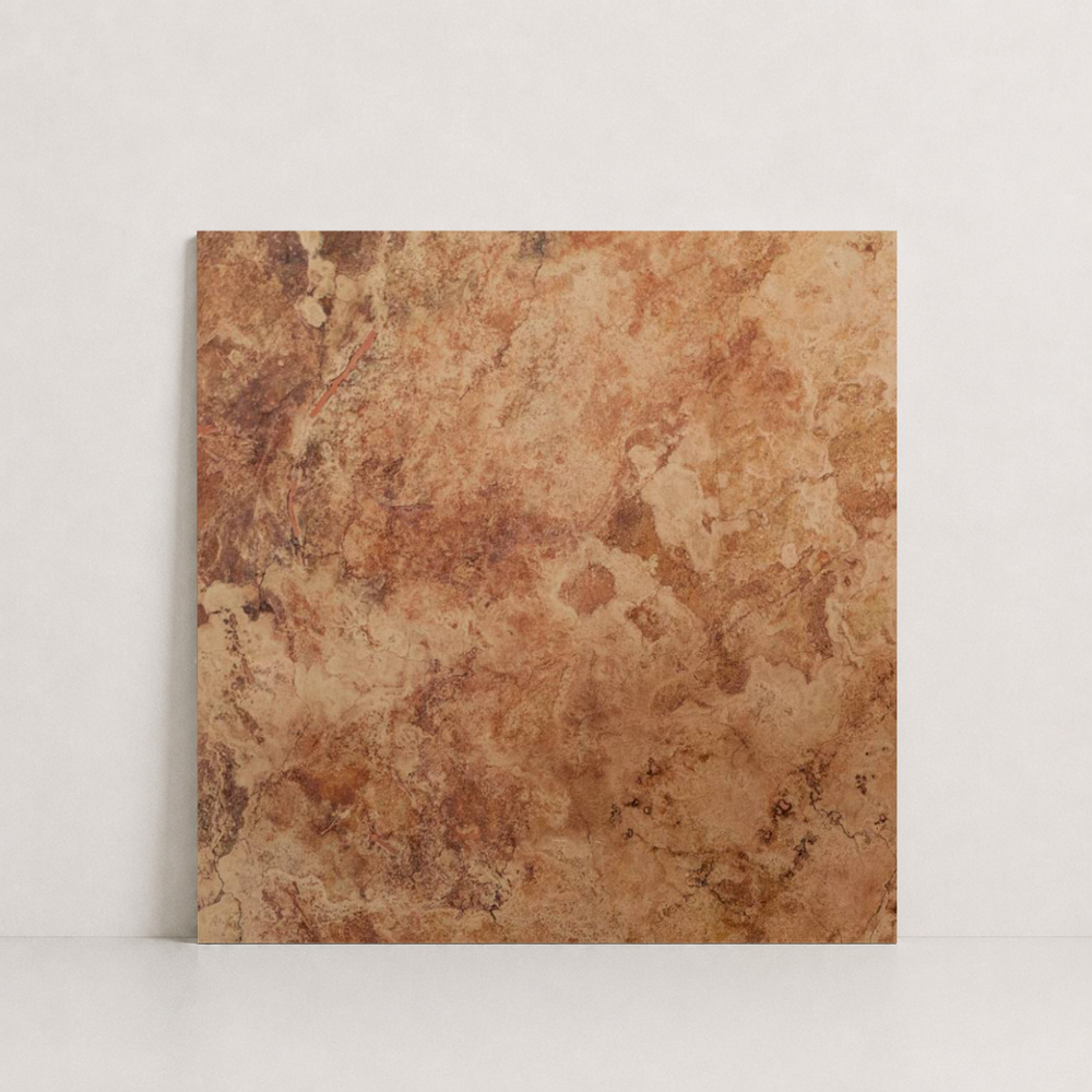 TILE RED SANDBLASTED TRAVERTINE 36" x 36" x 3/4 CROSS CUT