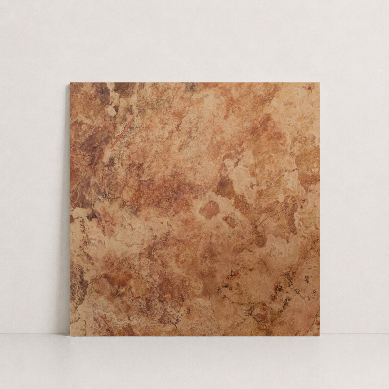 TILE RED SANDBLASTED TRAVERTINE 36" x 36" x 3/4 CROSS CUT