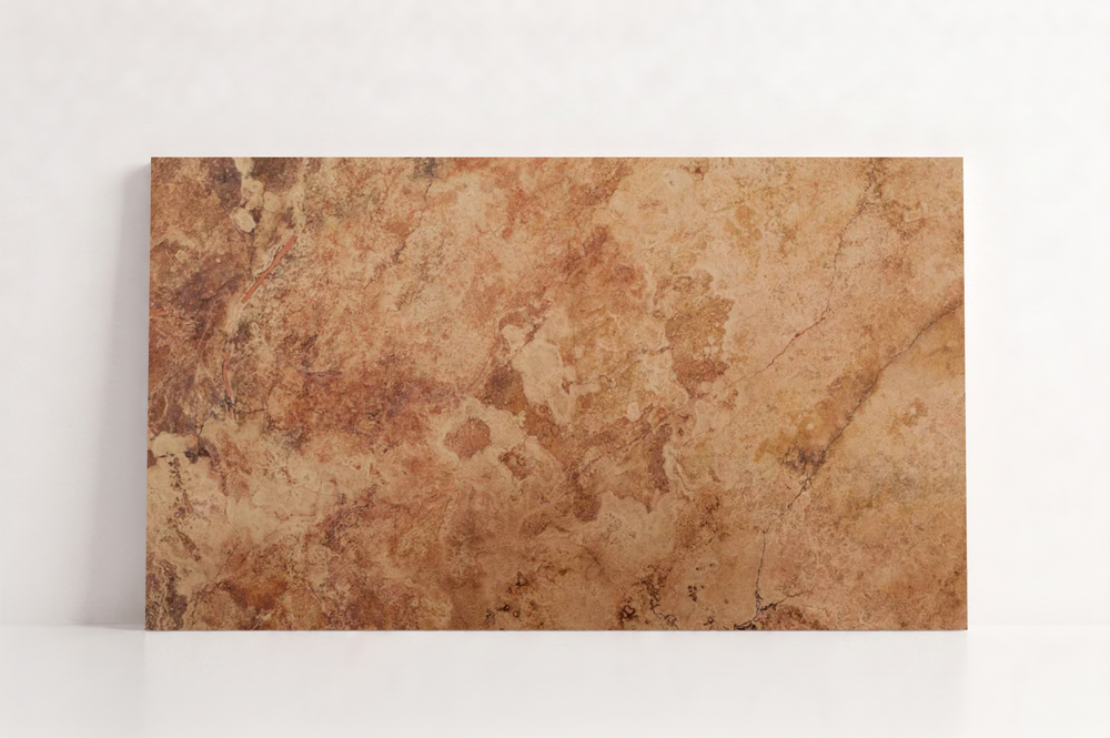 TILE RED SANDBLASTED TRAVERTINE 36" x 48" x 3/4 CROSS CUT