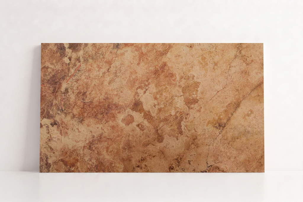 TILE RED SANDBLASTED TRAVERTINE 36" x 48" x 3/4 CROSS CUT