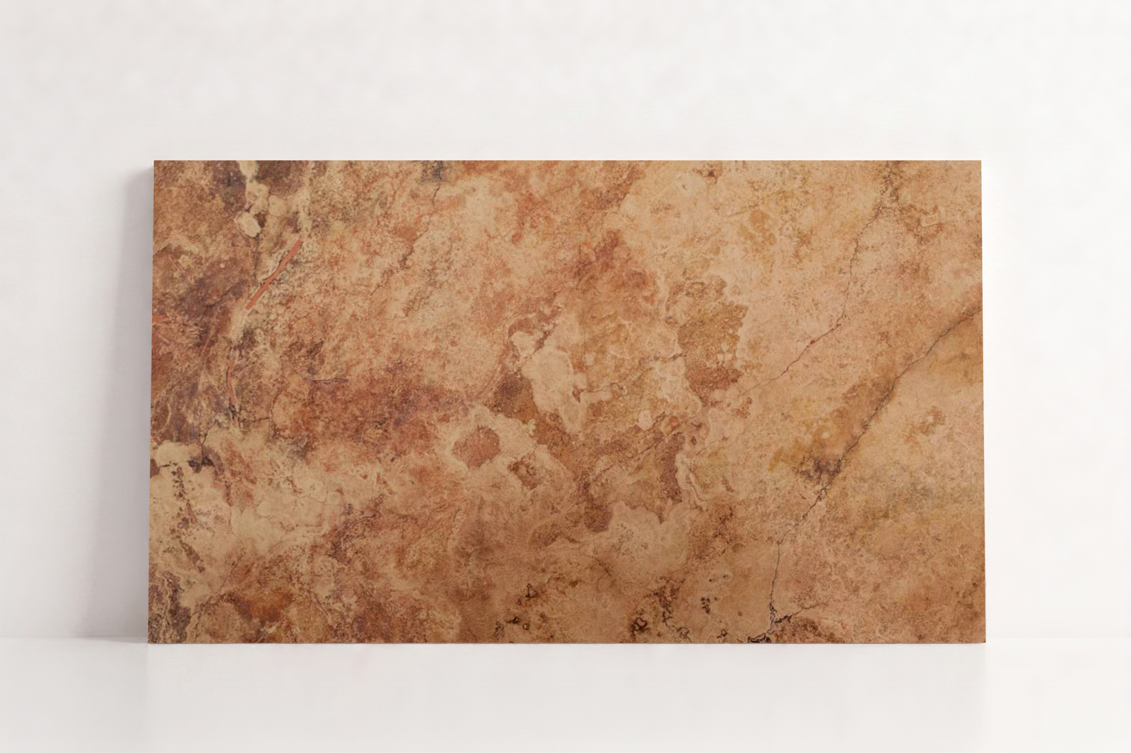 TILE RED SANDBLASTED TRAVERTINE 36" x 48" x 3/4 CROSS CUT