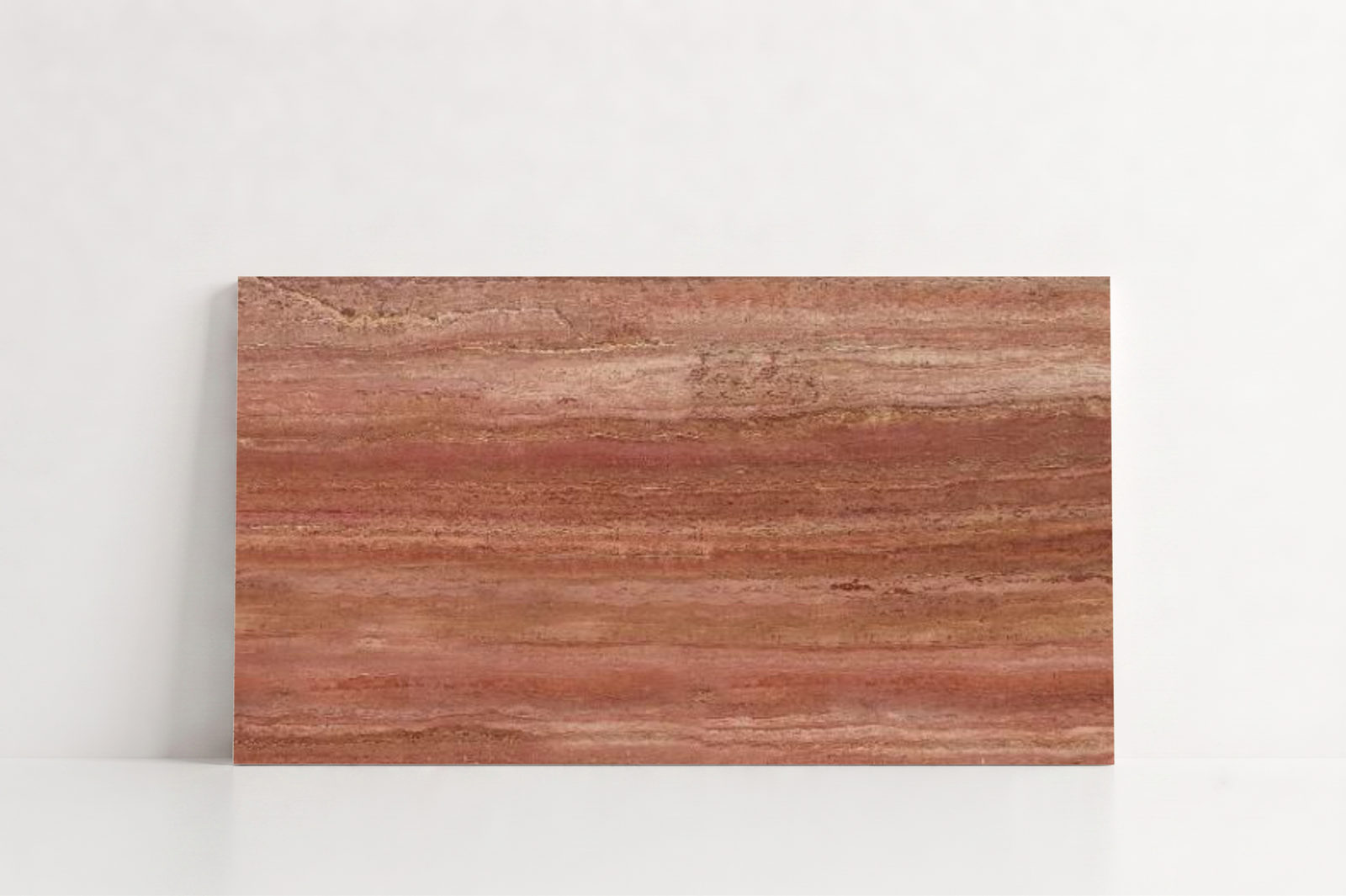 TILE RED SANDBLASTED 18" x 36" x 3/4 VEIN CUT