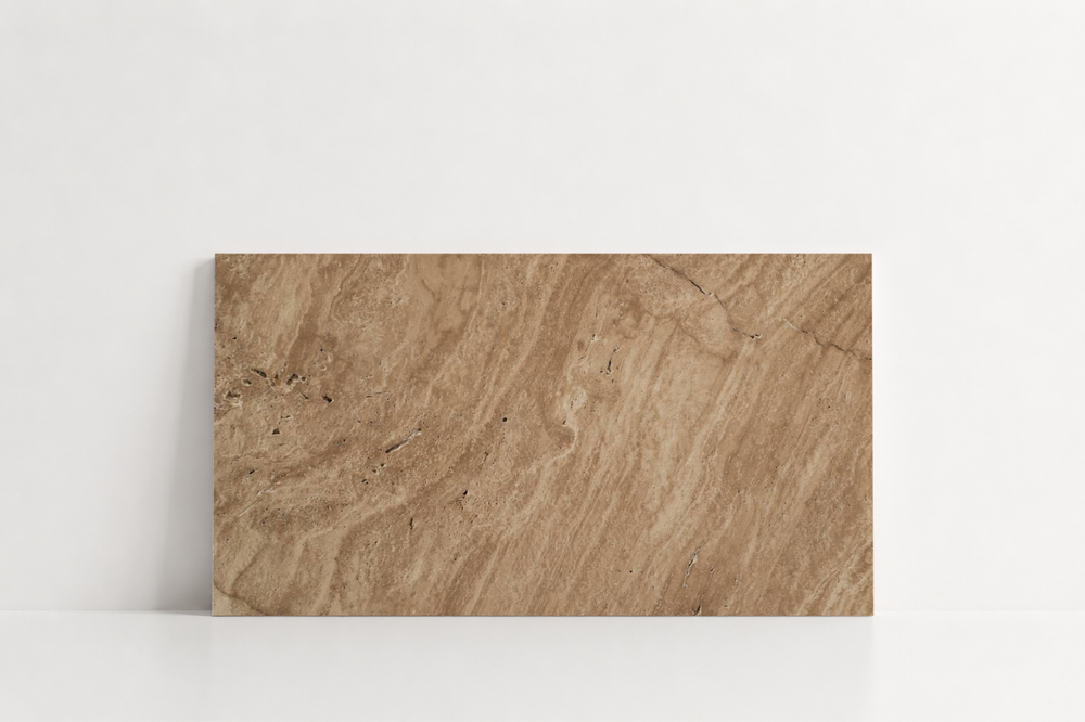 PAVERS SERPENTINE HAMMERED TRAVERTINE 12" X 24" X 1 1/4" CROSS CUT