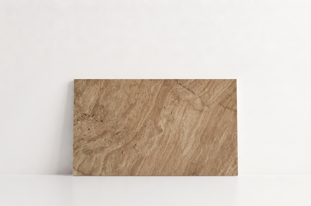 PAVER SERPENTINE HAMMERED TRAVERTINE 6" X 12" X 1 1/4" CROSS CUT