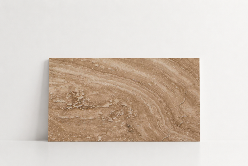 PAVERS SERPENTINE LEATHER TRAVERTINE 12" X 24" X 1 1/4" CROSS CUT