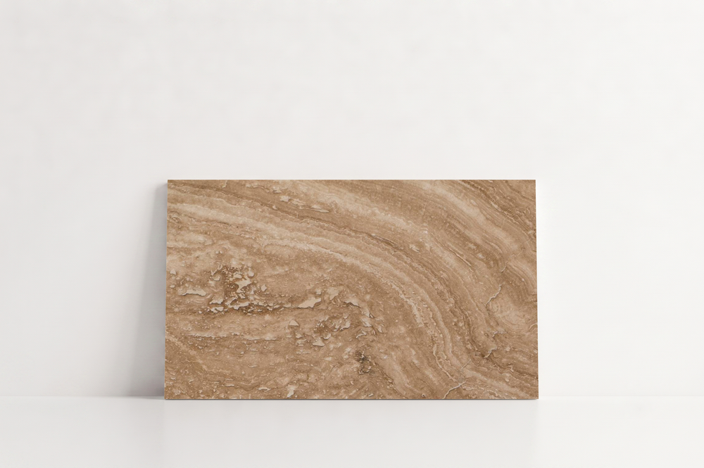 PAVERS SERPENTINE LEATHER TRAVERTINE 6" X 12" X 1 1/4" CROSS CUT