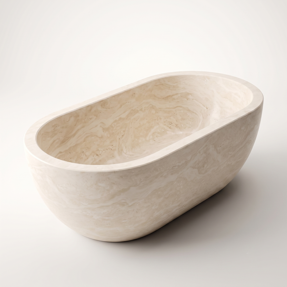 natural stone Ivory bathtub