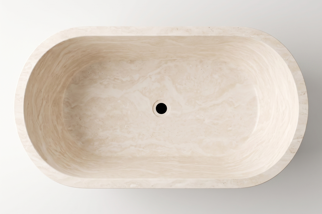 Natural Stone Ivory Bathtub