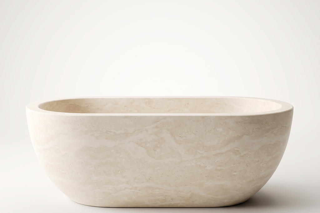 Natural Stone Ivory Bathtub