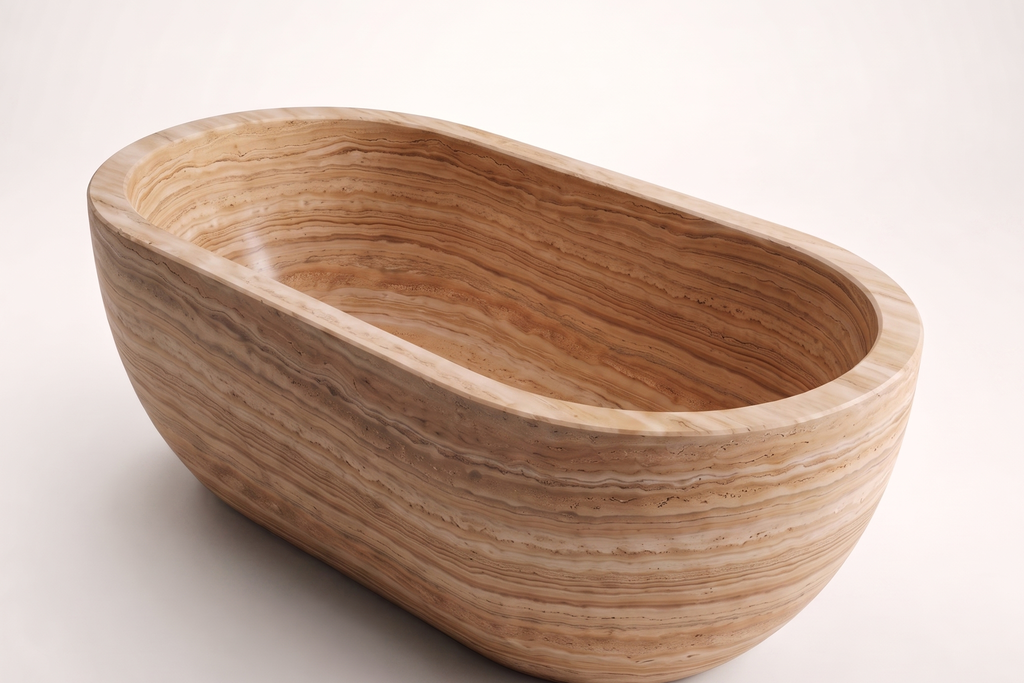 Natural Stone Serpentine Bathtub