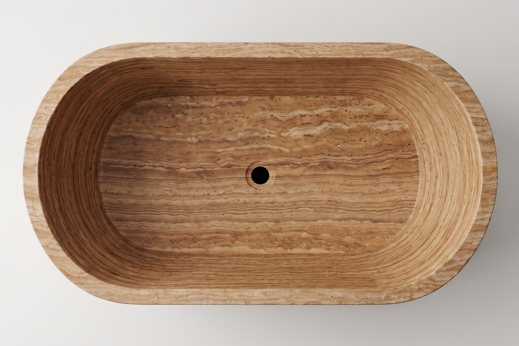 Natural Stone Serpentine Bathtub