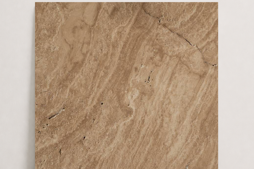 TILE SERPENTINE HAMMERED TRAVERTINE 48" x 48" x 3/4 CROSS CUT